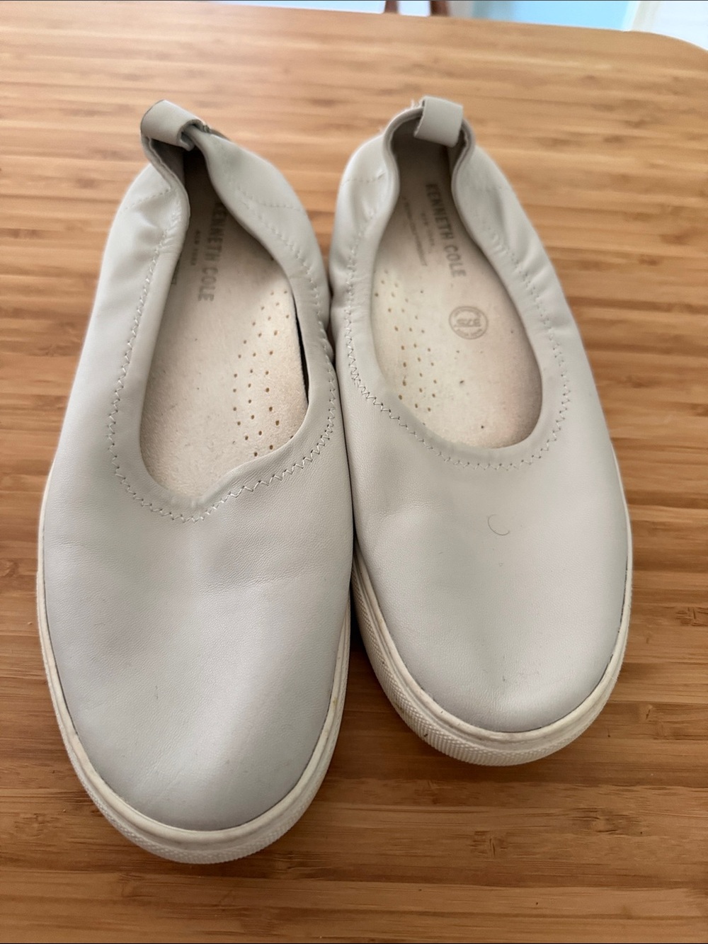 Kenneth Cole Comfort Slip-On Sneakers in Light Grey
